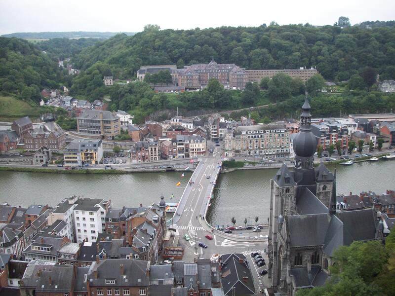 Vista desde la ciudadela de Dinant. Bélgica.