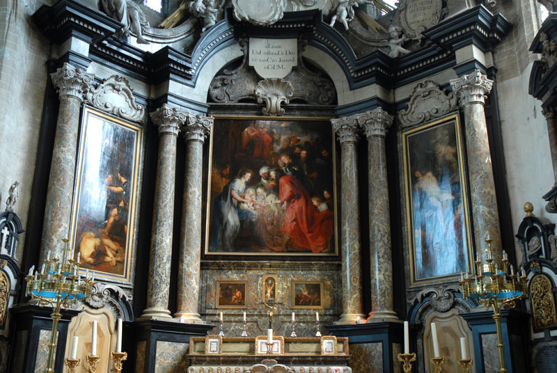 Tríptico de Rubens, foto. http://toerisme.mechelen.be/en/st-johns-church
