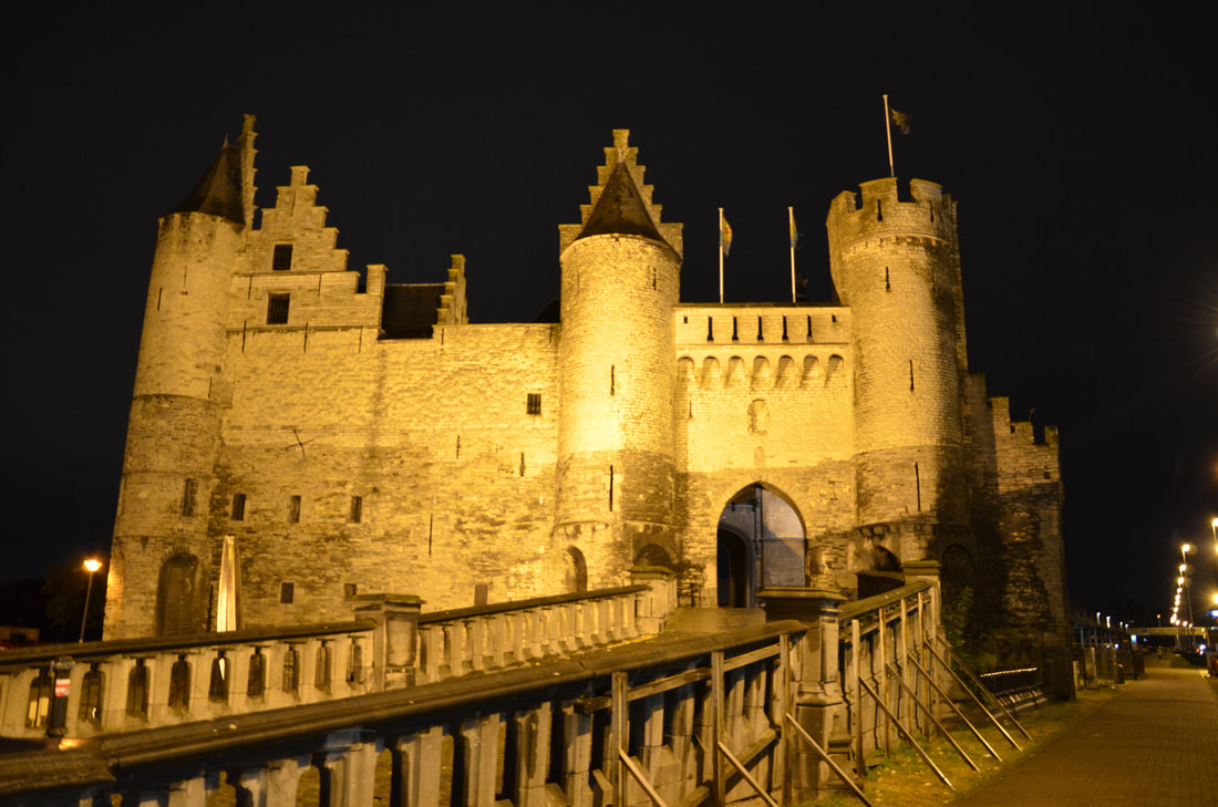 Zamek w Antwerpii, Belgia