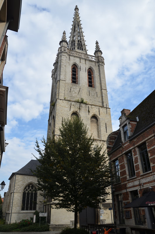 Iglesia Gertrude en Lovaina. Bélgica.