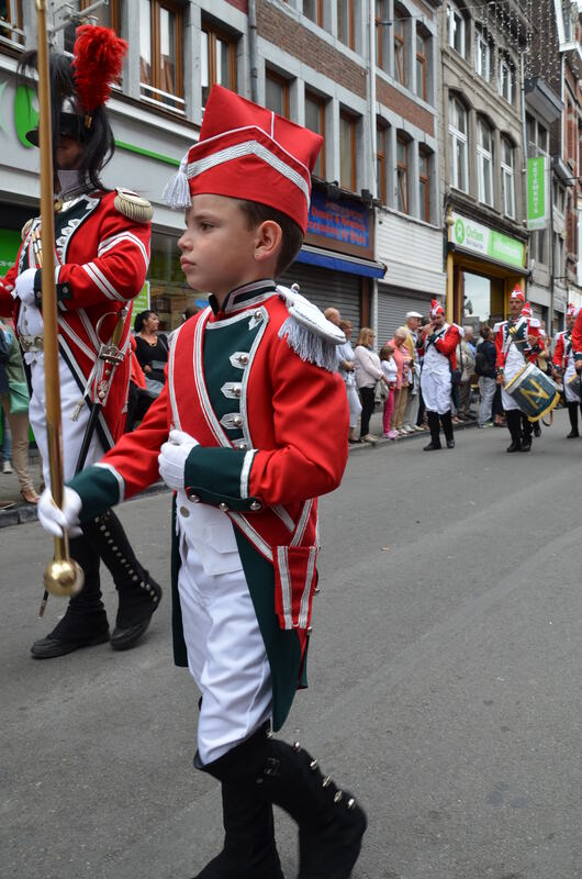 Un festival en Outremeuse, un distrito de Lieja. Bélgica. 