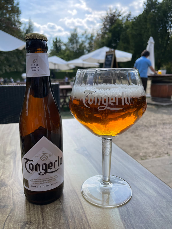 Jasne piwo Tongerlo. Belgia. 
Beer Tongerlo blond. Belgium. 