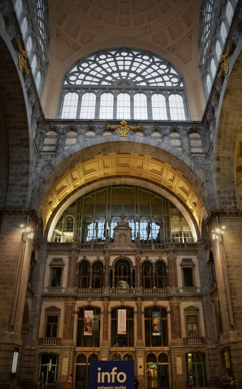 Antwerp Railway Station. Belgium.