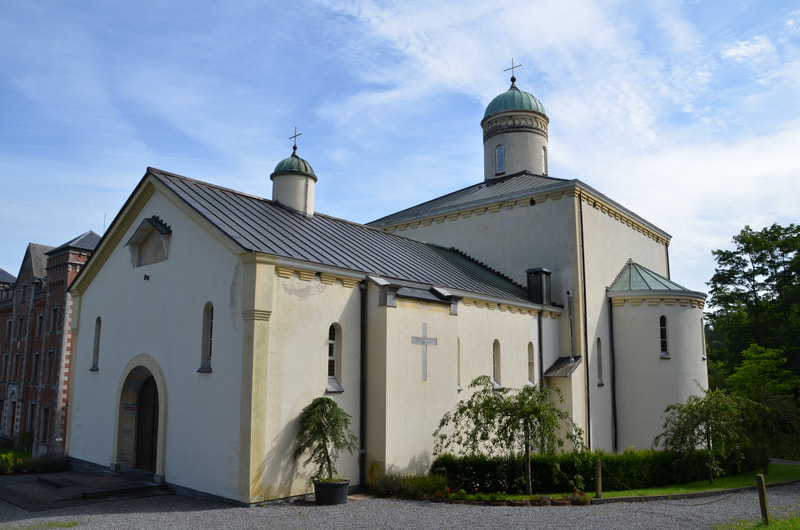 Iglesia bizantina de Chevetogne. Bélgica. 