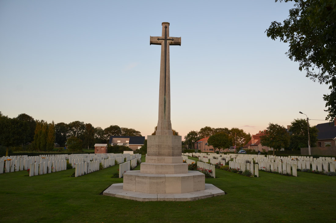 Cmentarz wojenny w Ieper, Belgia