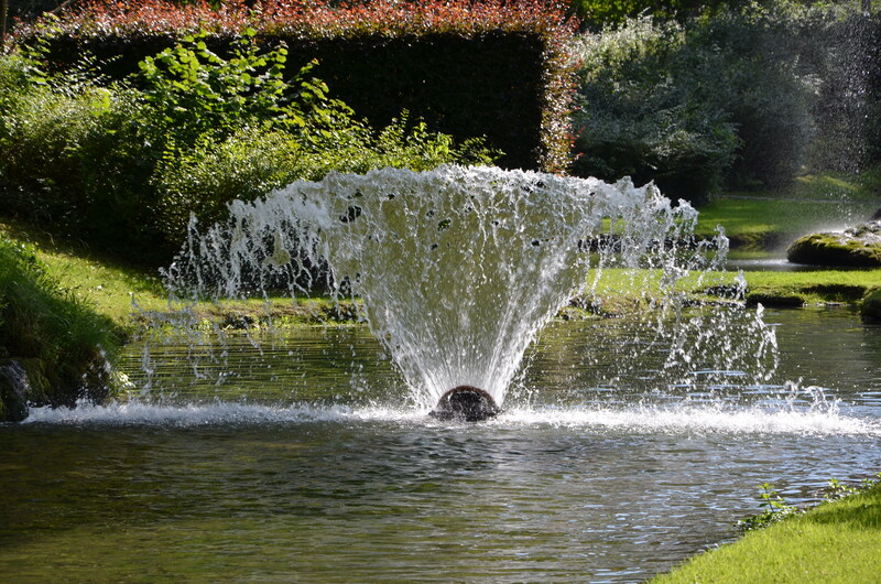 Jardines acuáticos de Annevoie. Bélgica. 
