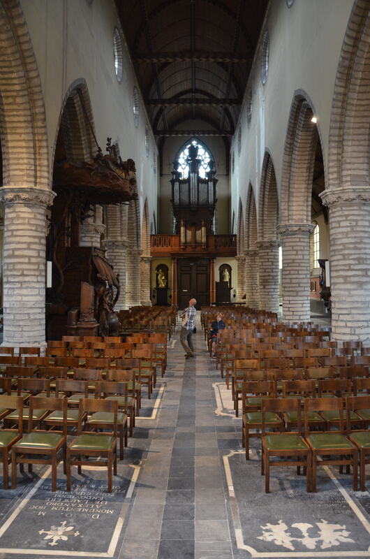 Kościół św. Katarzyny w Mechelen. Belgia. 